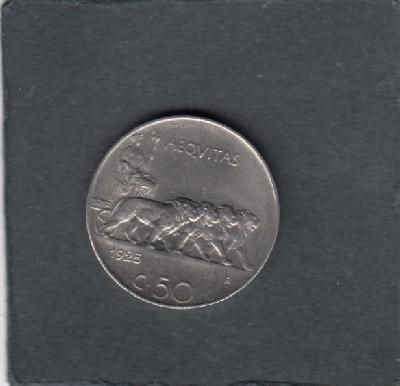 Beschrijving: 50 Centesimi LIONS (PLAIN)